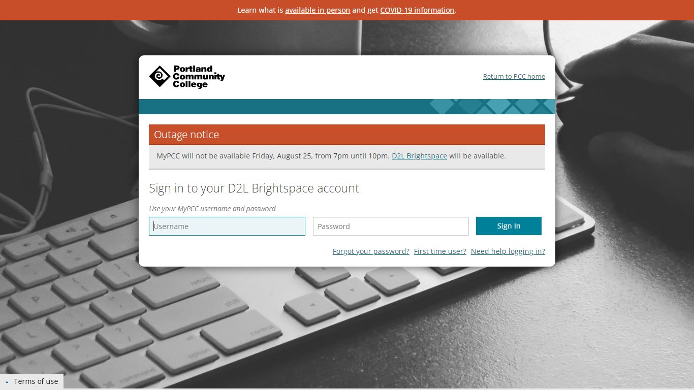 PCC Login | Portland Community College